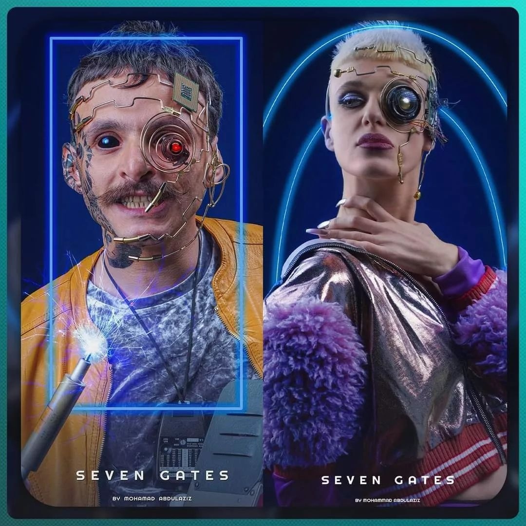 أبطال مسلسل البوابات السبع