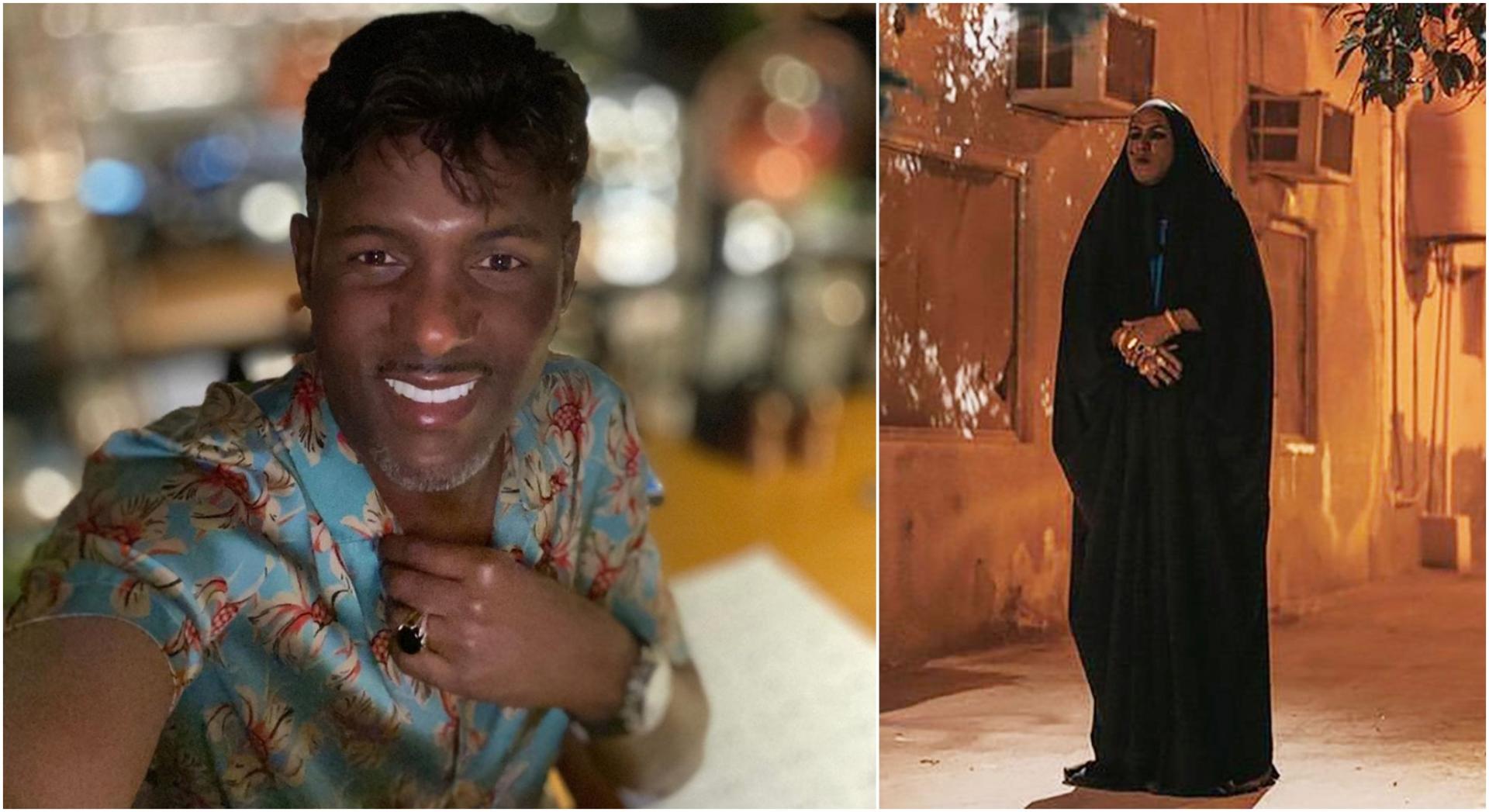 منصور الجداوي بشخصية قرينة سليمة من مسلسل كف ودفوف