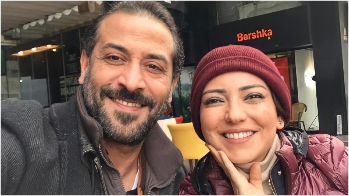 عبدالمنعم عمايري وأمل عرفة