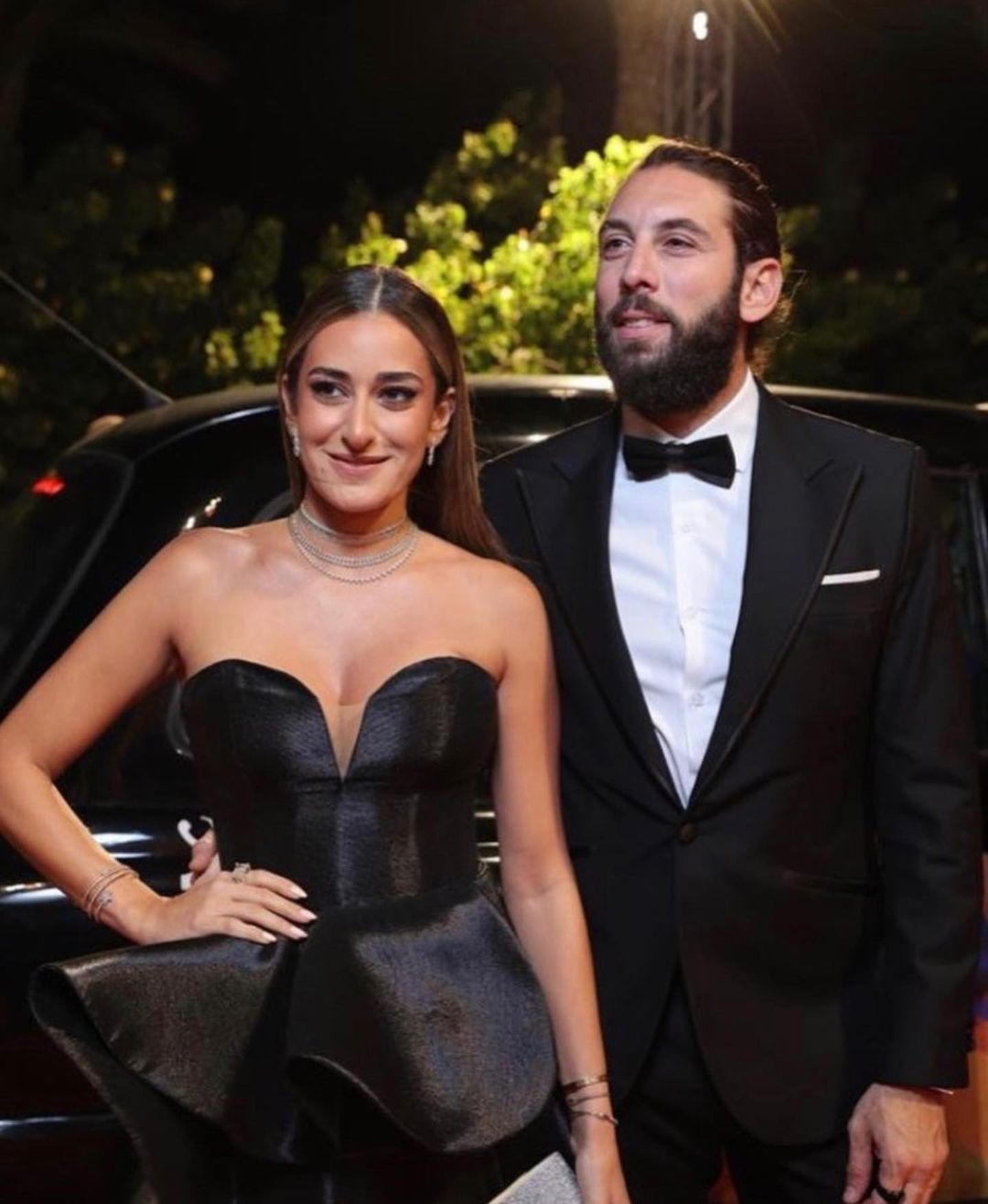 أمينة خليل وتامر هاشم