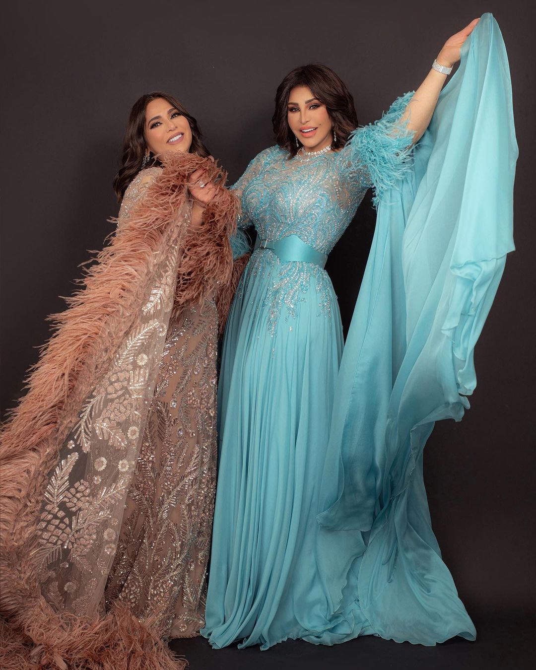 أحلام الشامسي ونوال الكويتية في "لقاء القمة"