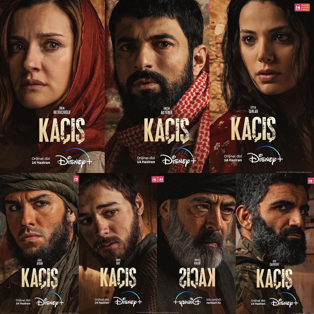 أبطال مسلسل "الهروب" kaçış 