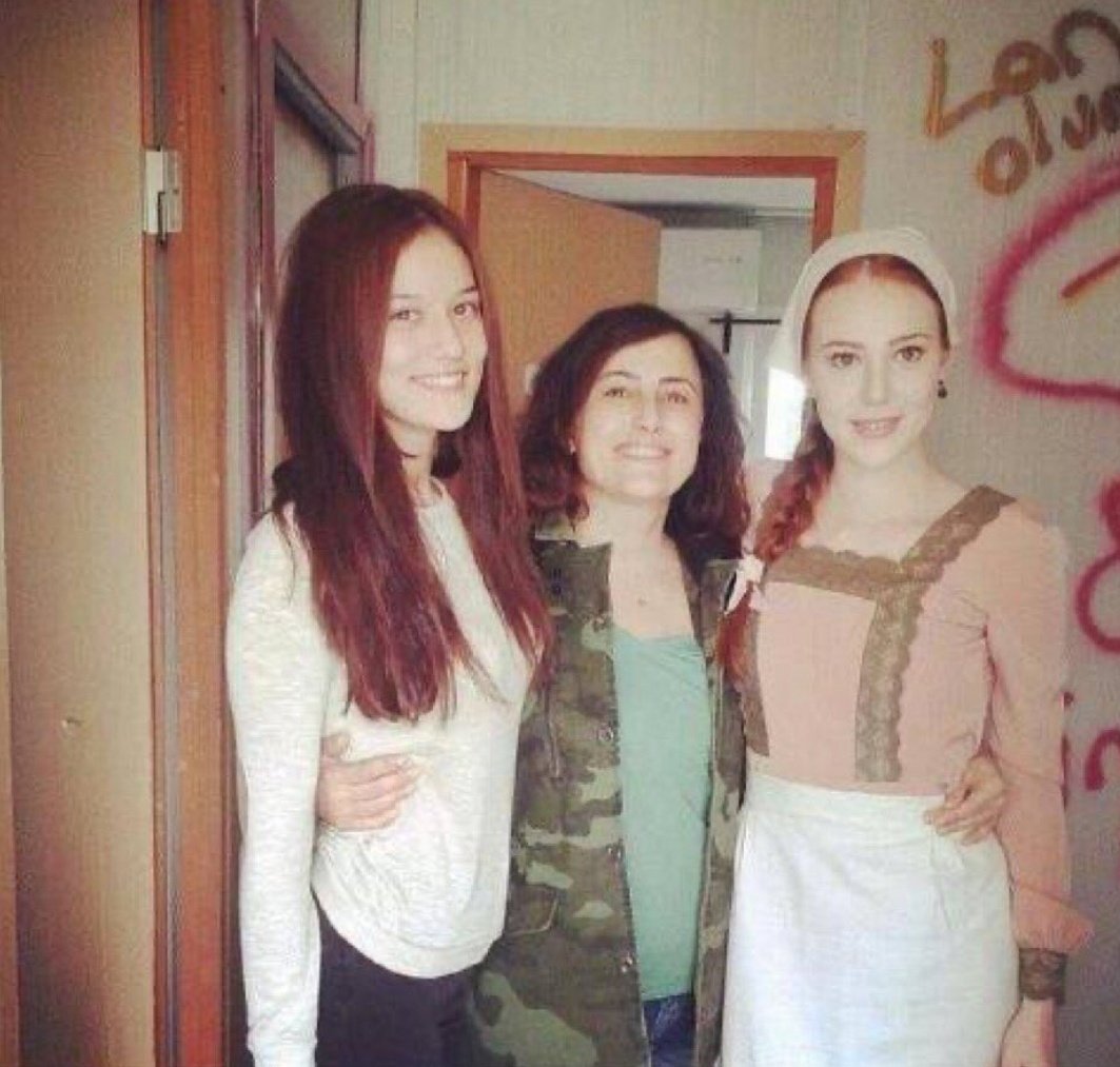  التشين سانجو وفهرية أفجان من كواليس تصوير مسلسل "ليث ونورا"