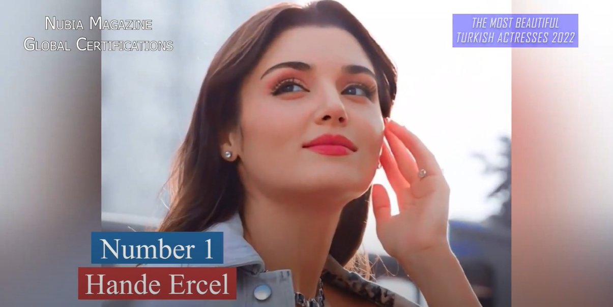 هاندا ارتشيل أجمل ممثلة تركية لعام 2022
