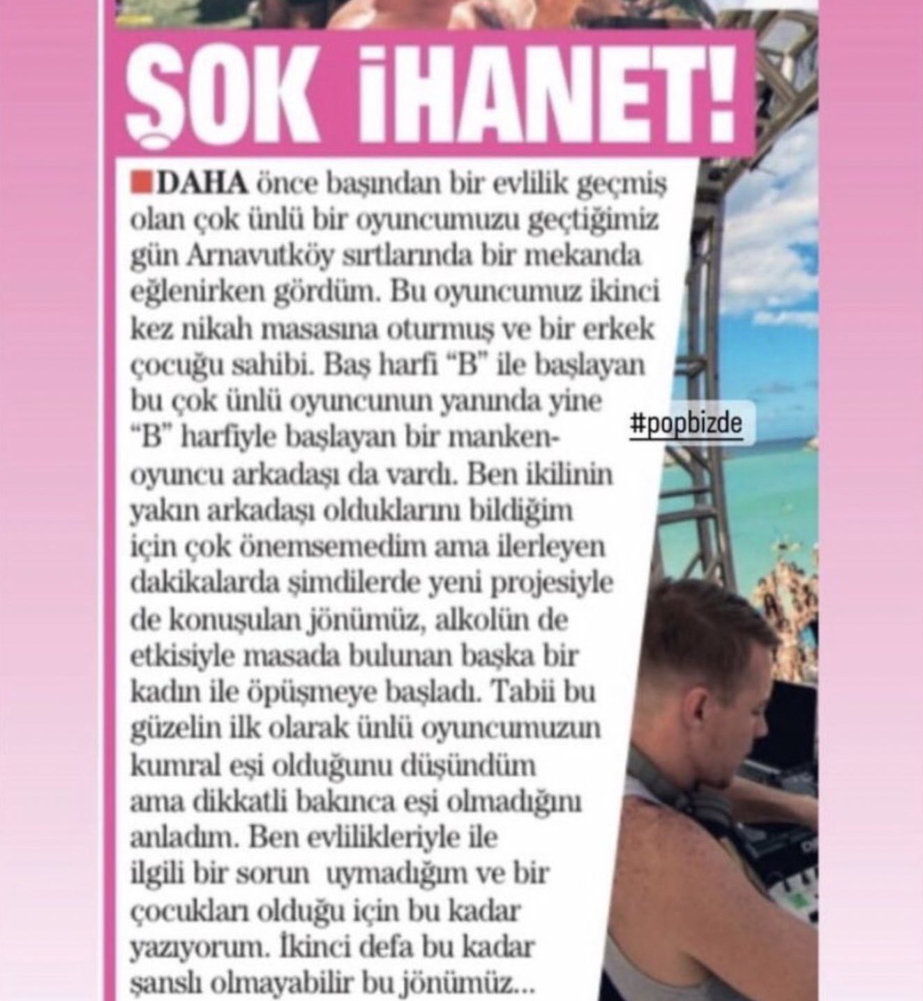 ممثل تركي شهير متهم بخيانة زوجته والاصابع تشير نحو هذا الفنان