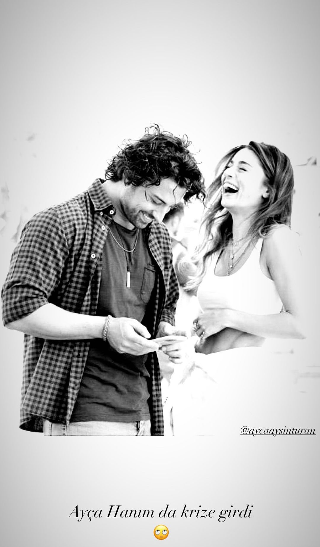  آلب نافروز وحبيبته الفنانة آيتشا آيشين توران