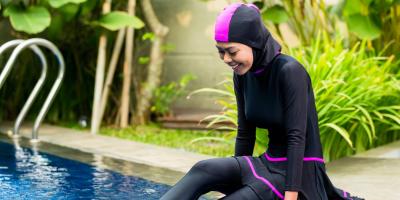 إليكِ 5 أفكار مميزة وعصرية لارتداء البوركينى للمحجبات لهذا الصيف