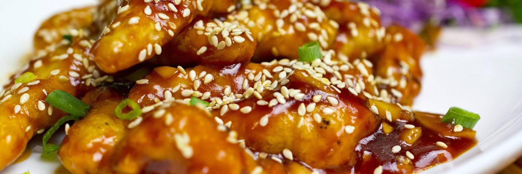 دجاج بالعسل والزنجبيل