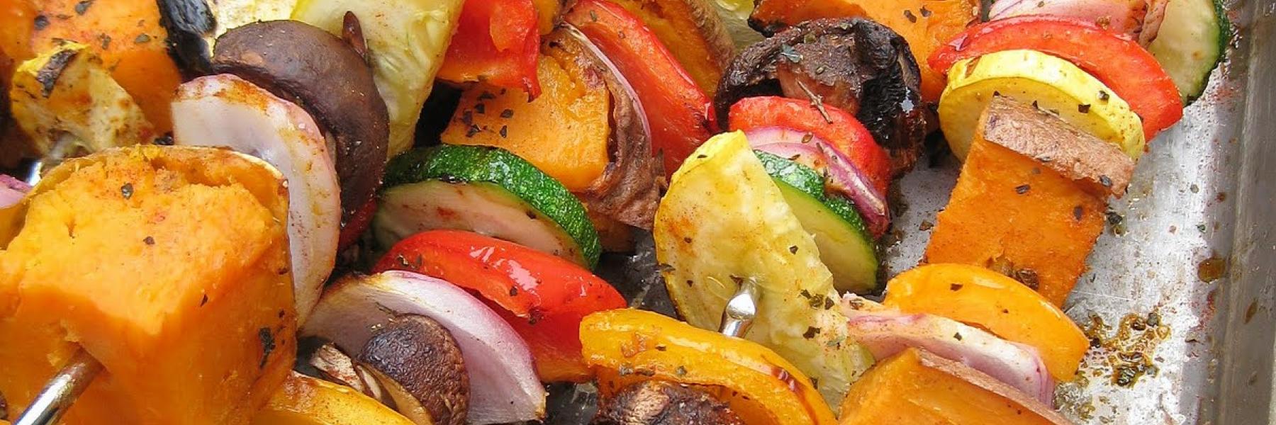 سلطة الخضروات المشوية