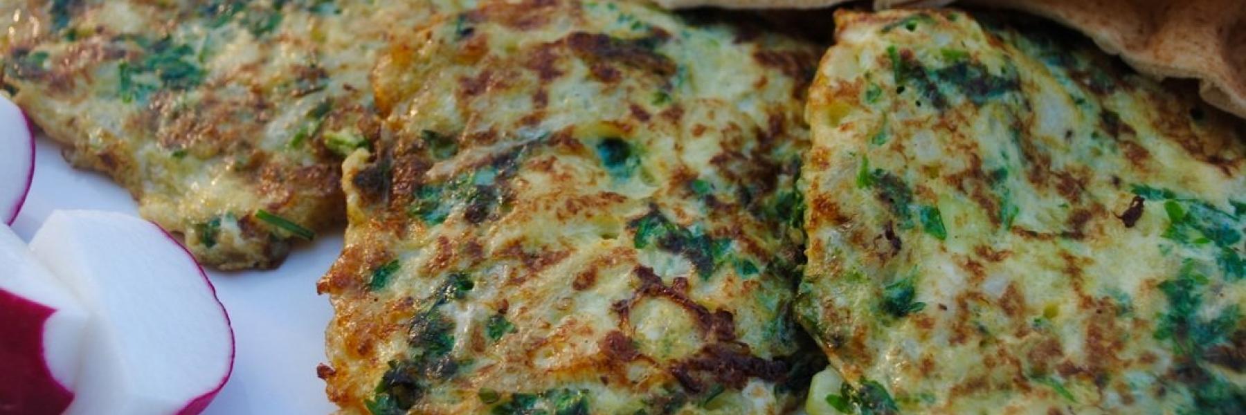 فطائر الكوسا المقلية