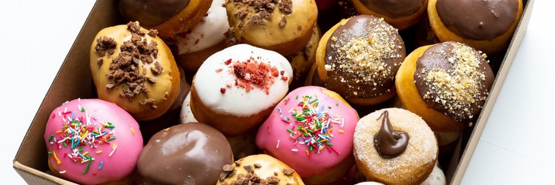 طريقة إعداد ميني دونات