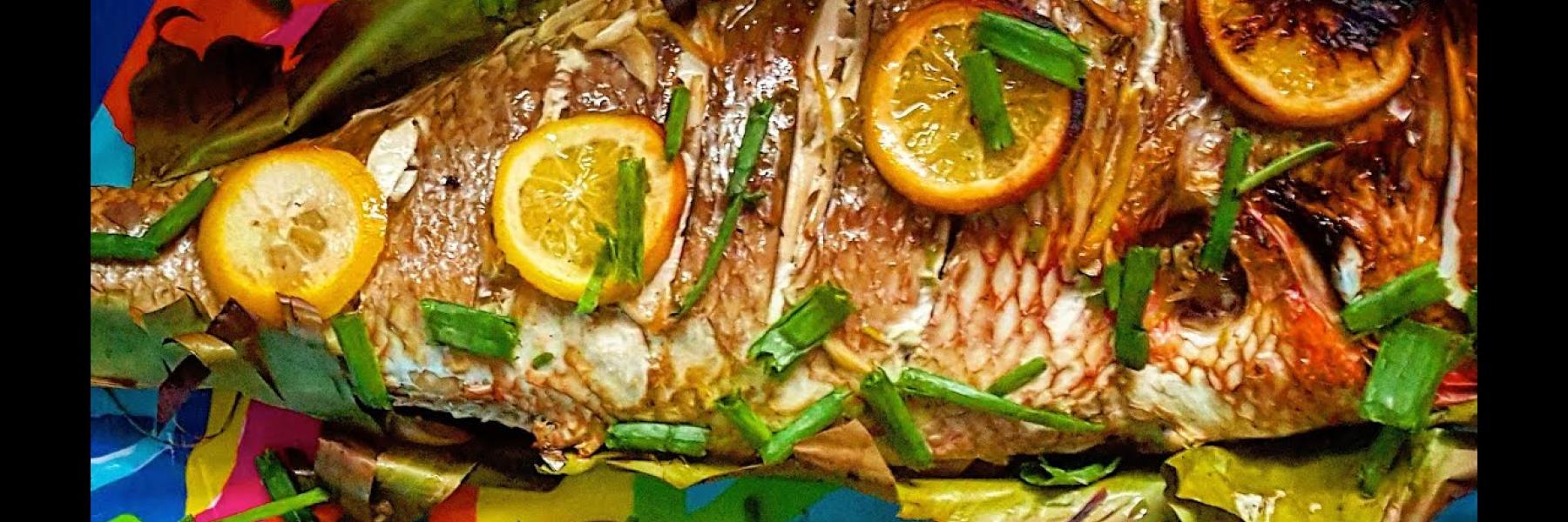  سمك الهامور بالتمر الهندي