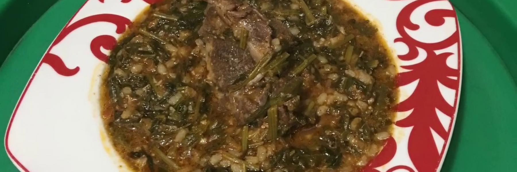 ايدام سبانخ بالبطاطس