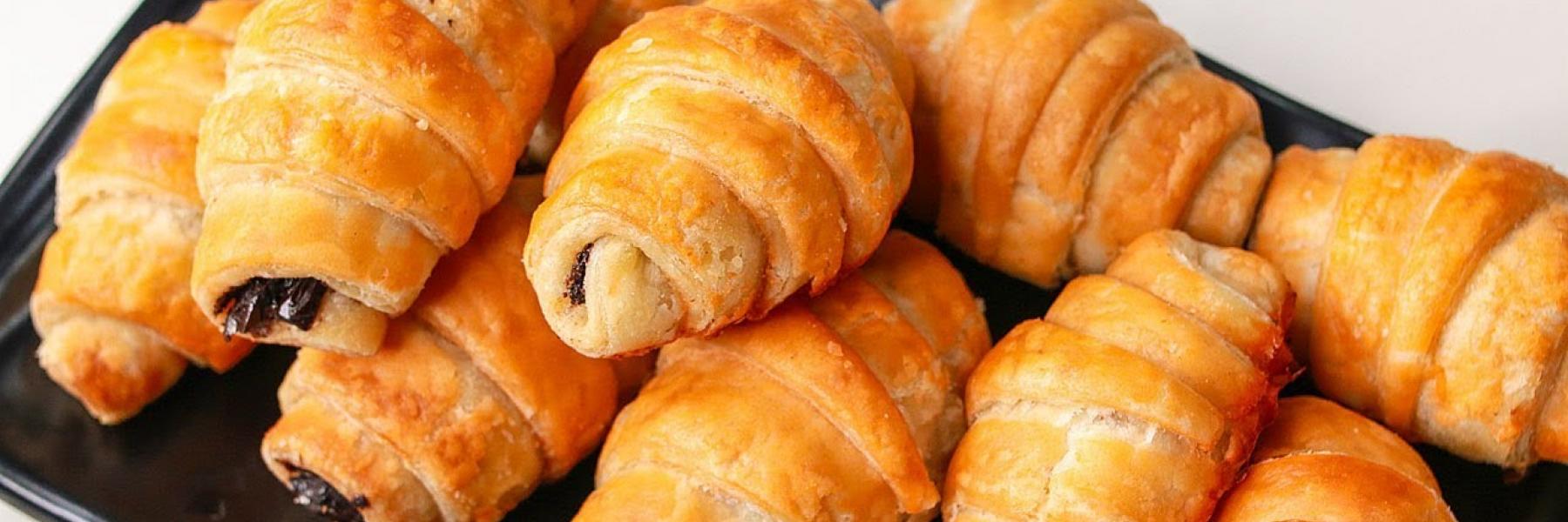 الكروسان بالشوكولاتة