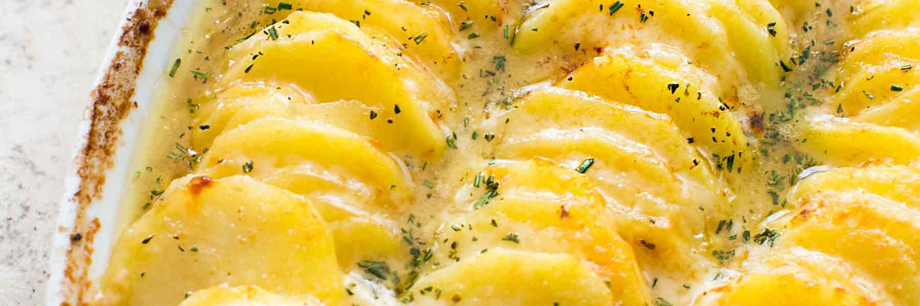 صينية البطاطا بالجبن