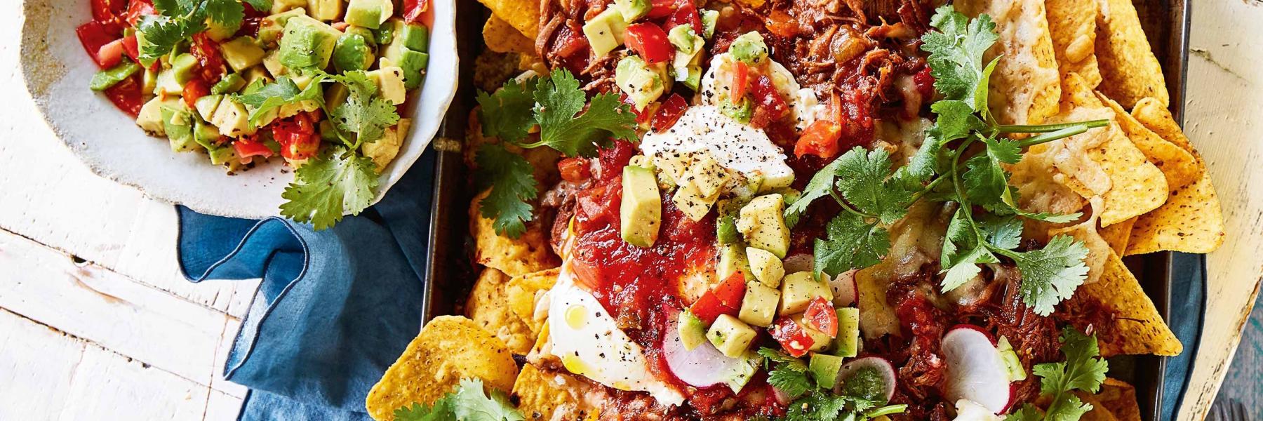 ناتشوز اللحم