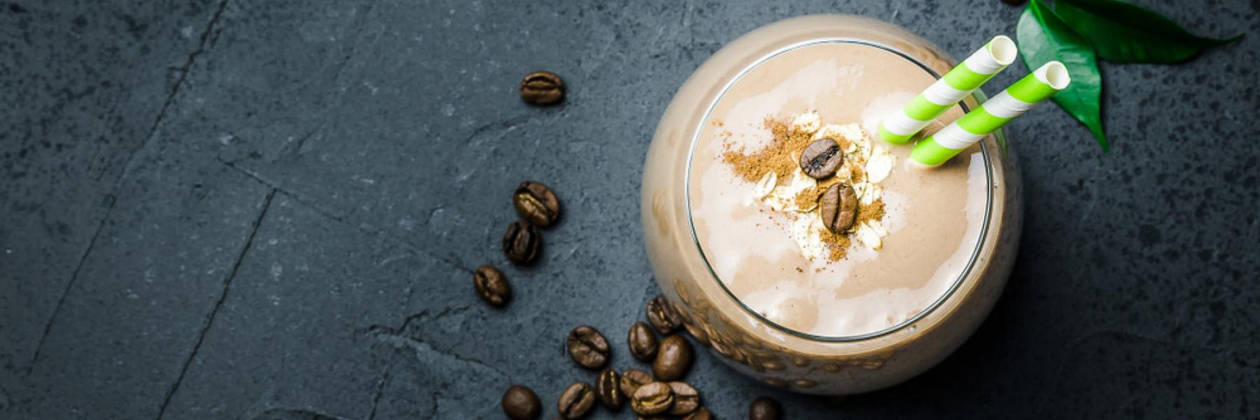 سموثي الموز والقهوة