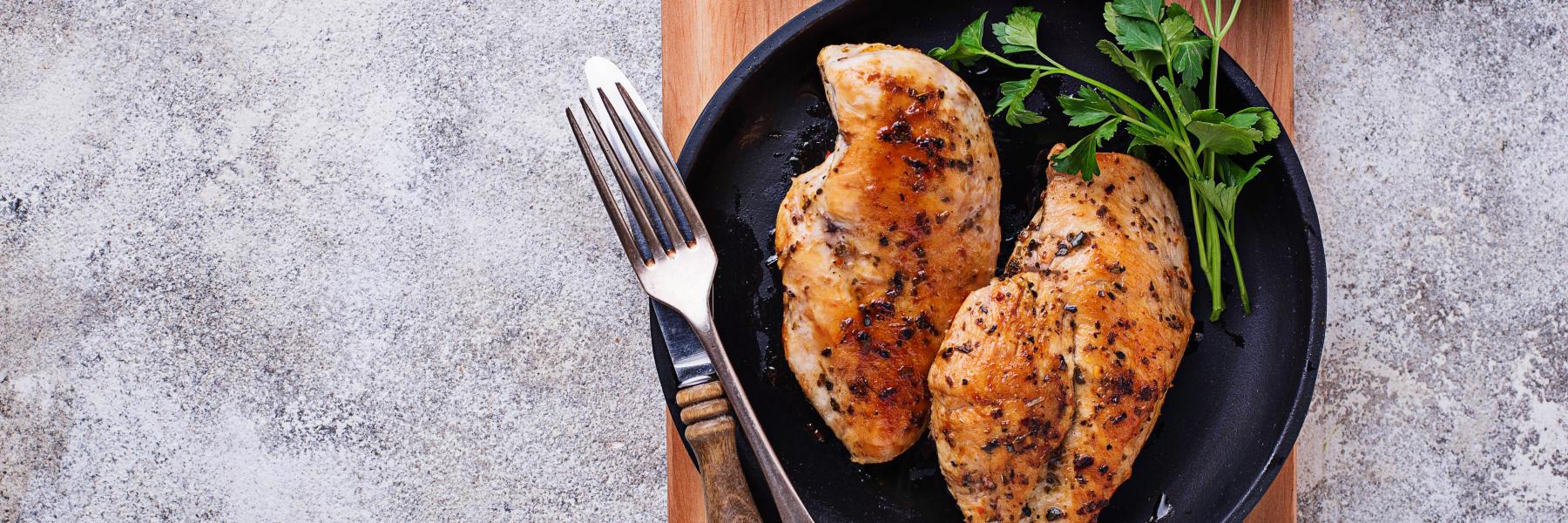 دجاج متبل بالفرن