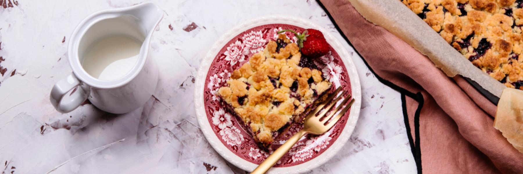 مبروشة بمربى الفراولة