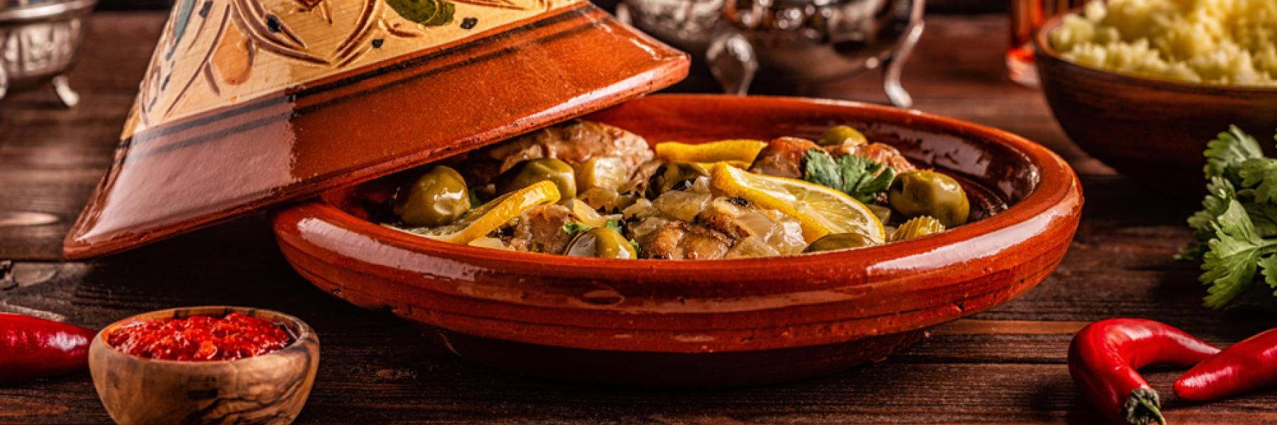 طاجين اللحم بالزيتون