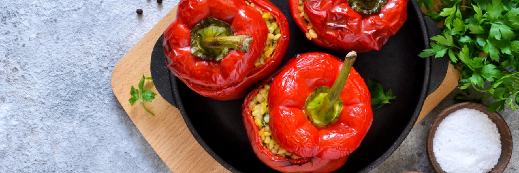 فليفلة حلوة بحشوة الكينوا