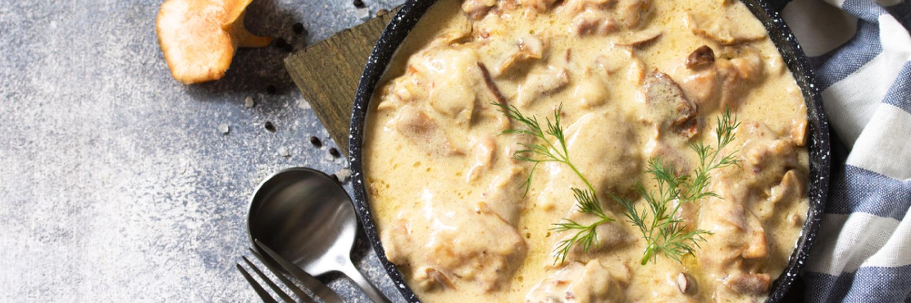 دجاج ستروغونوف