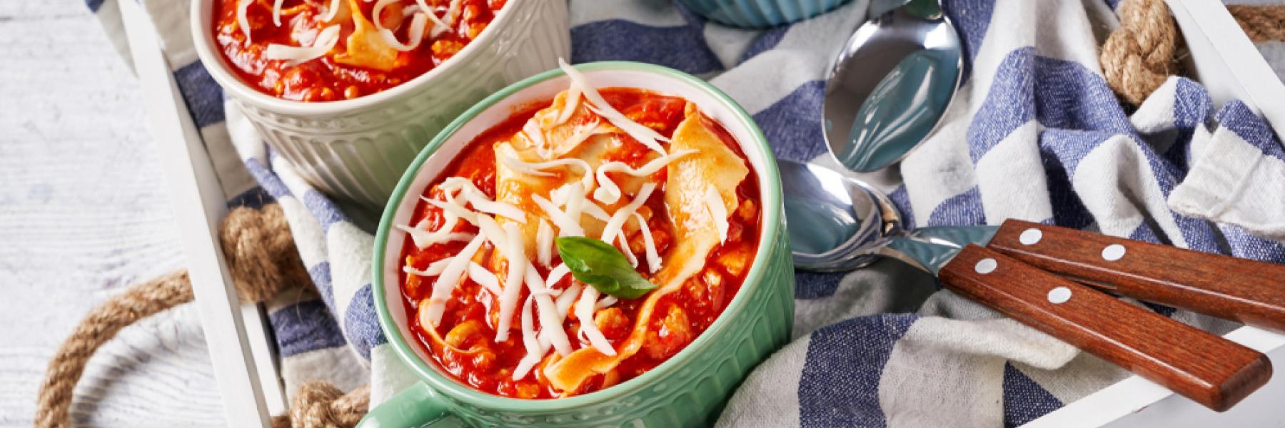 شوربة اللازانيا