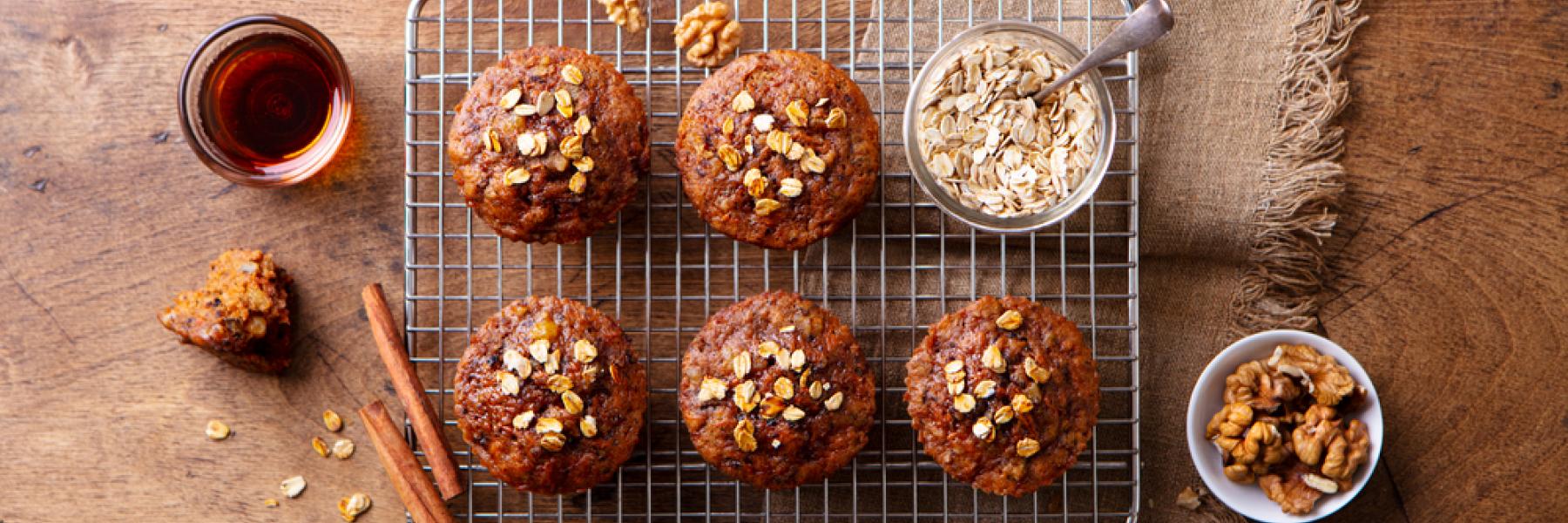 حلويات صحية: كيك الشوفان بالقرفة