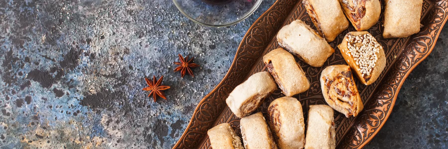 التمر بالبسكويت