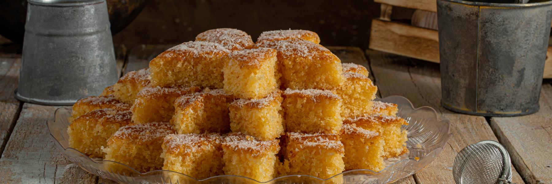 البسبوسة المكرملة