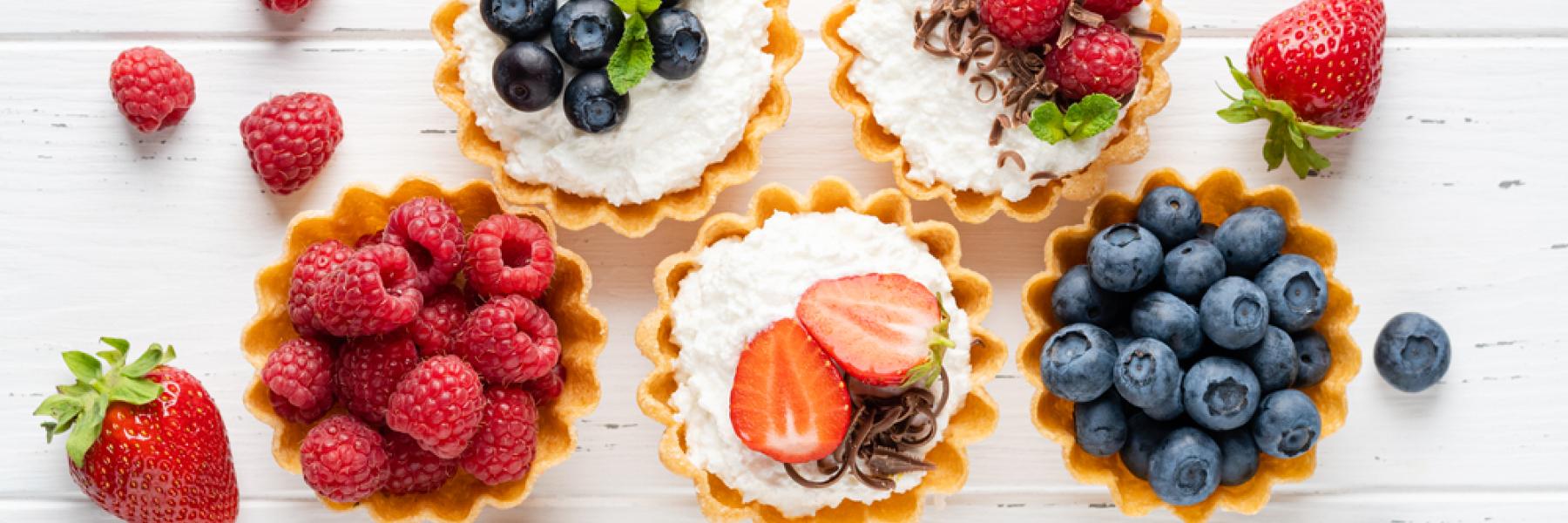 ميني تارت الفواكة