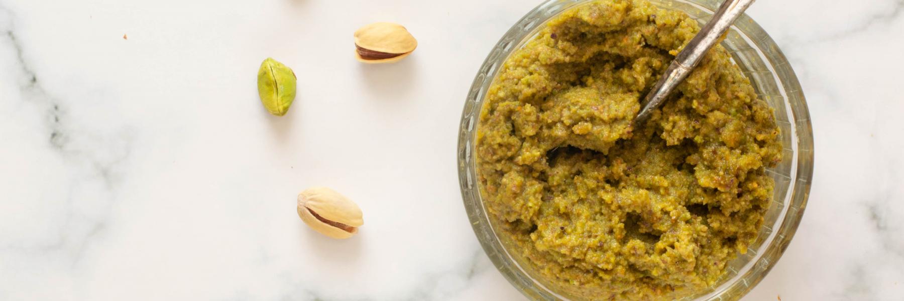 صلصة البستاشيو