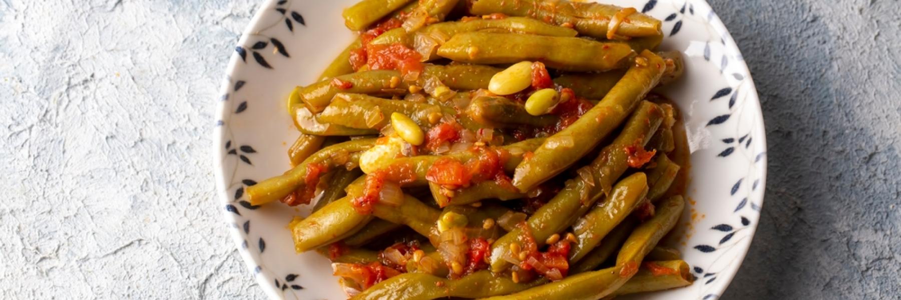 فاصوليا بالزيت 