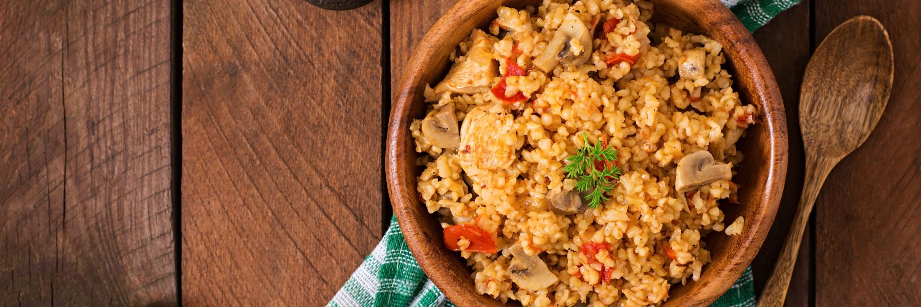 برغل بالطماطم