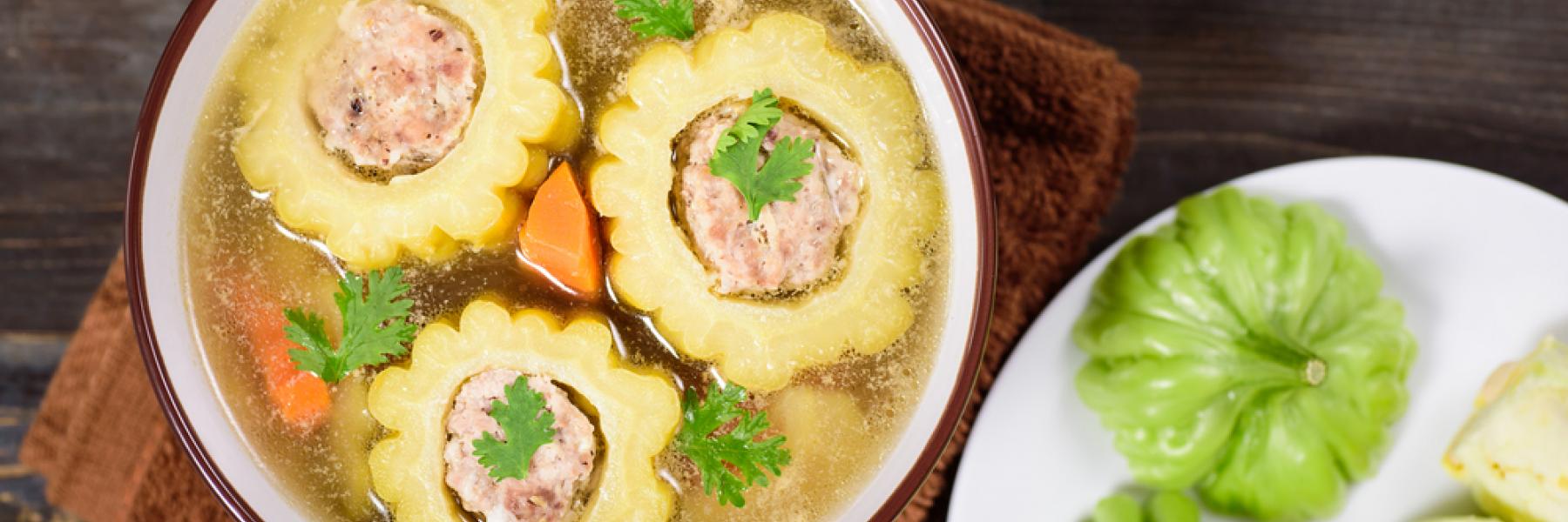 طبخ القرع الاخضر