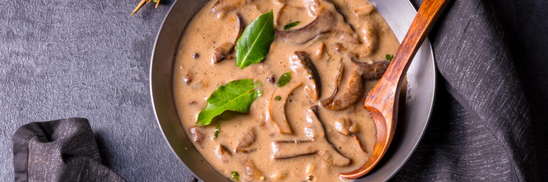  ستيك بكريمة الفطر