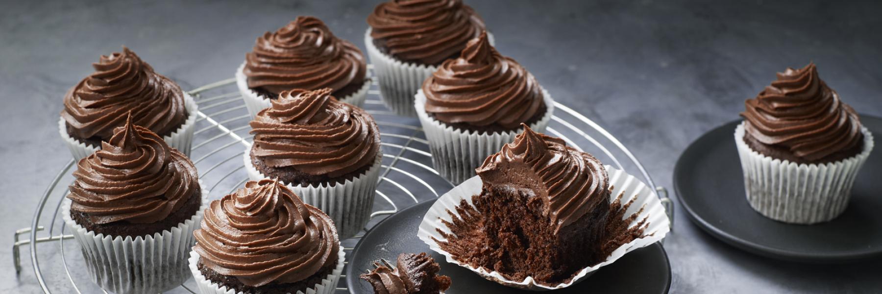 كب كيك الشوكولاتة