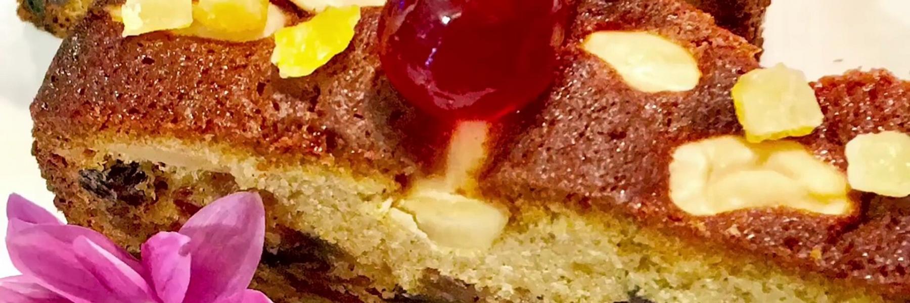 انجلش كيك بالفواكه