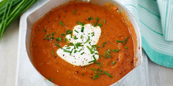 شوربة الطماطم الايطالية