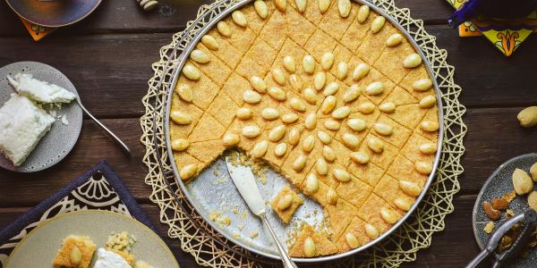 بسبوسة السميد الناعم