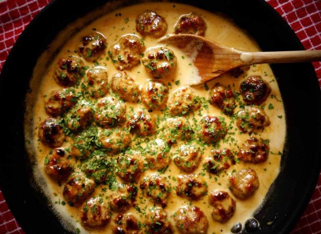 كفتة بالطحينة