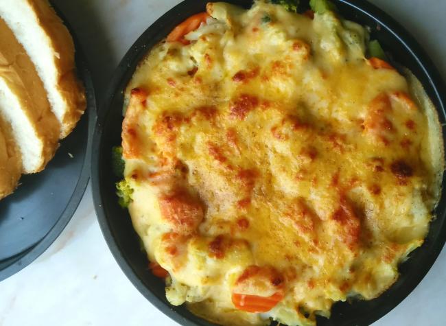 صينية خضار بالجبن