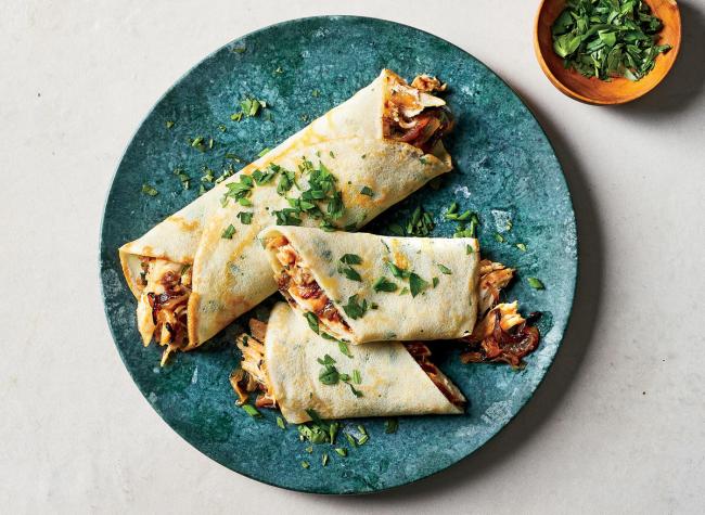 كريب بالدجاج