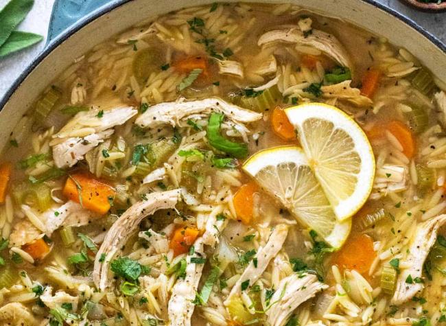 شوربة الأورزو التركية