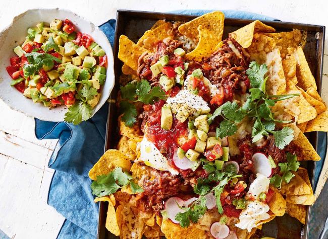 ناتشوز اللحم