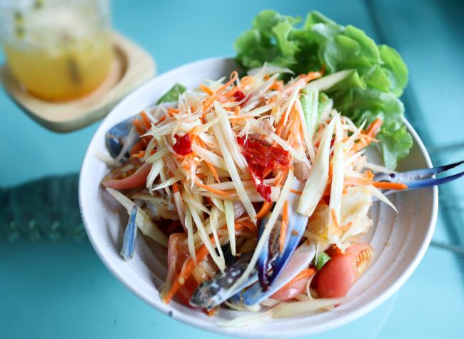 سلطة الكابوريا والبرتقال