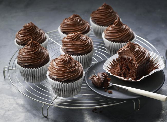 كب كيك الشوكولاتة