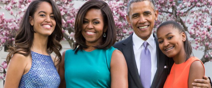 باراك أوباما وعائلته