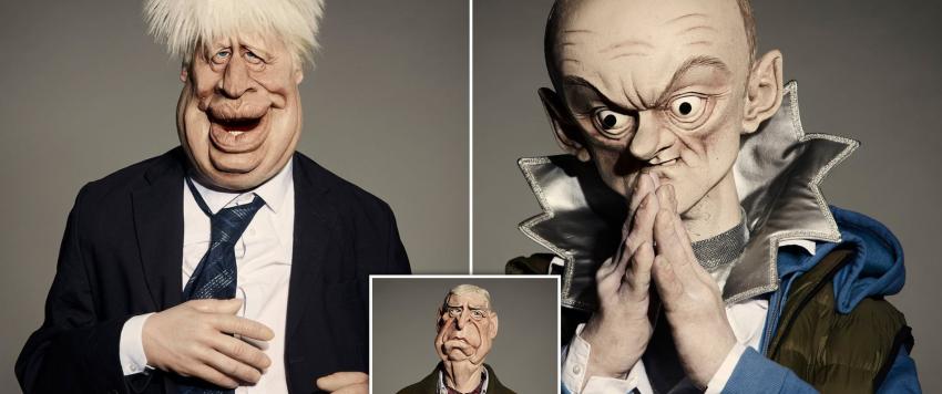  البرنامج التلفزيونى الساخر " Spitting Image"