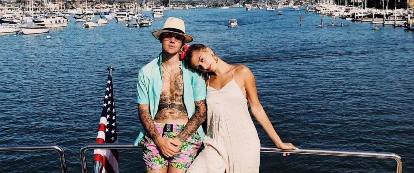 جاستن بيبر وهايلي بالدوين